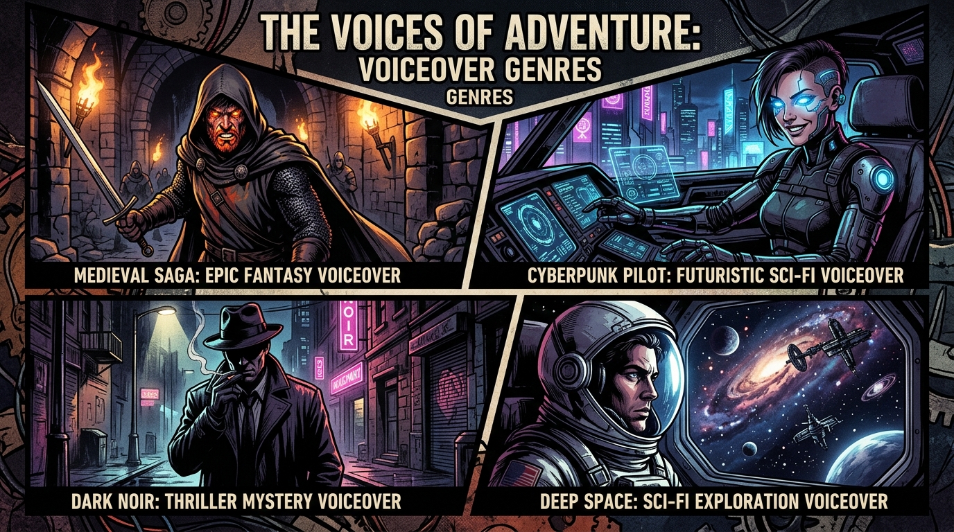 Multi-Genre Voiceover Production